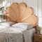 Bali & Pari Flower Modern Bohemian Honey Rattan King Size Standalone Headboard 243-13583-ZORO - alternate 3